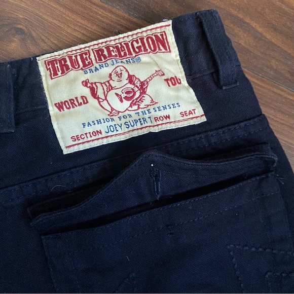 True Religion Straight Leg Dark Navy Pants - Picture 3 of 5